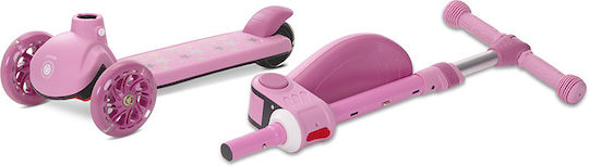 Lorelli Kids Scooter Foldable Speedster 3-Wheel with Seat for 12 Months Pink