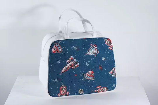 Beauty Home Кръщенска Чанта Космос от Текстил 35x40x23см