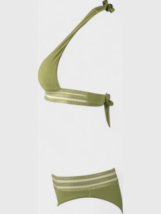 Set Bikini Cu Burete Detașabil Verde