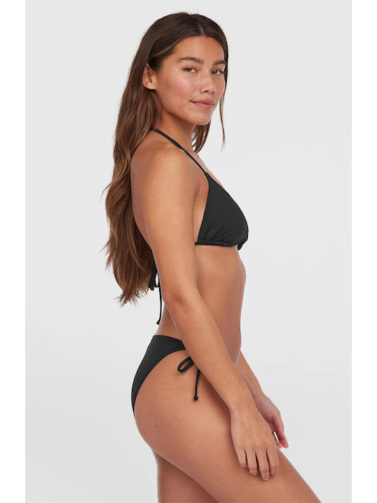 Bikini Set Top & Slip Bottom Black