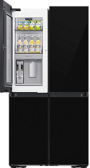 Samsung Вграден Хладилник Гардероб 645лт NoFrost В185.3xШ91.2xД73.1см. Черен RF65DB970E22EO