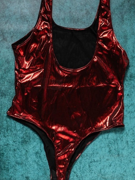 Ophelias Traum Lingerie Metallic Teddy Rot 10h4145red