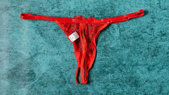 Ophelia's Dream Lingerie Red Lace Set Open Crotch 105005