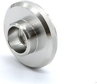 E-Cigarette Spare Part Top Cap in Silver Color