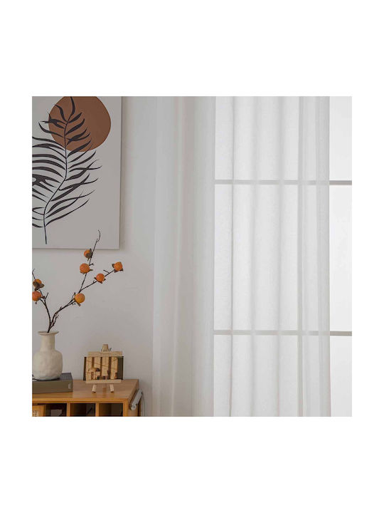 Beauty Home Perdea Cu Capse Sharp Art 8448 Ecru 140x270cm