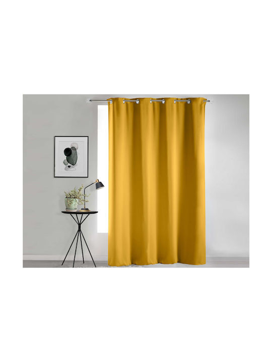 Spitishop Verdunkelungsvorhang mit Grommets L-c Occult Gelbe 135x280cm