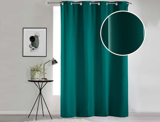Douceur d'Intérieur Vorhang Verdunkelung Fenster mit Grommet Grün 135x280cm