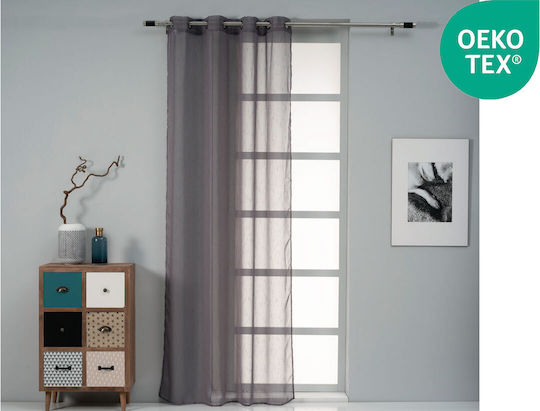 Easy Home Leo με Τρουκς Γκρι 140x260εκ.