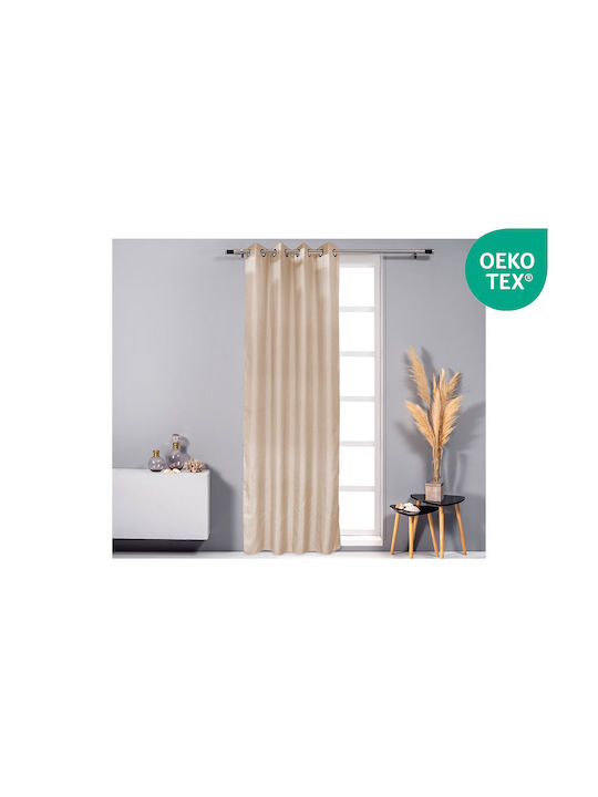 Easy Home Vorhang mit Grommet Celesta Rosa 140x260cm