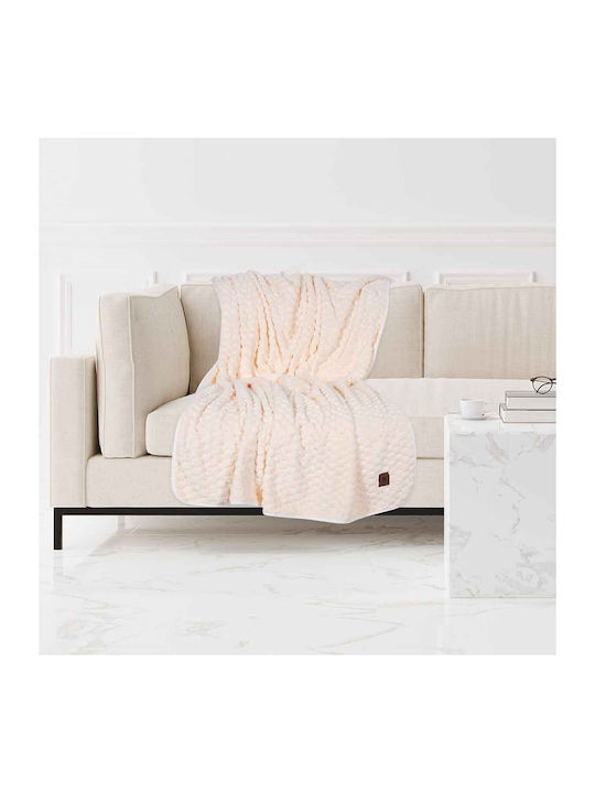 Greenwich Polo Club 8836 Fleece Blanket Sofa 130x170cm Beige