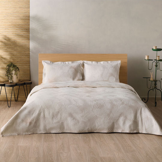 Kentia Odyssy Κουβέρτα King Size 260x260εκ. Εκρού