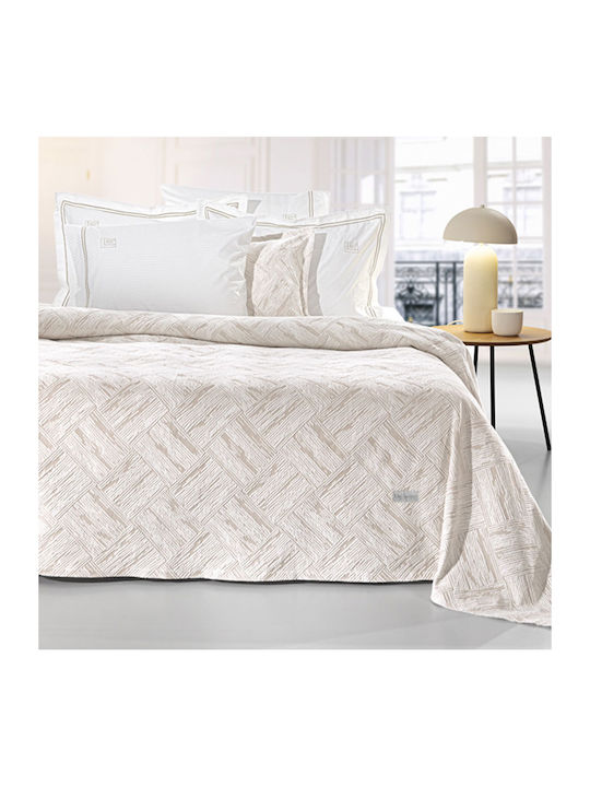 Guy Laroche Lucid Κουβέρτα King Size 260x250εκ. Natural