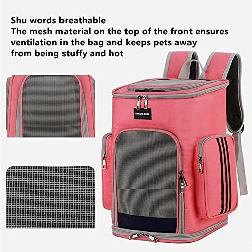 Rucsac Pentru Transport Câine/Pisică Până La 5kg Roz L40xL27xÎ25cm