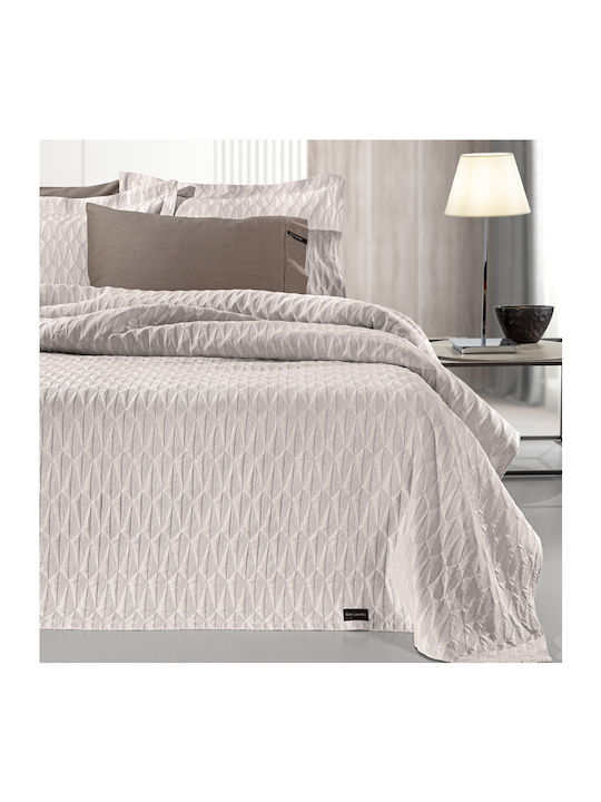 Guy Laroche Medici Pique Blanket Super King 245x260cm Linen