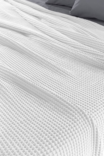 Guy Laroche Eternity Piqué Decke King Size 260x240cm Snow White
