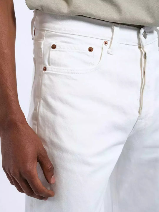 Ανδρικό Παντελόνι Τζιν με Relaxed Εφαρμογή white