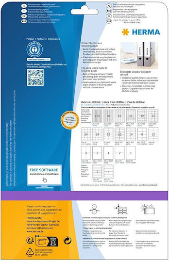 Herma Selbstklebende A4-Etiketten 192x61mm