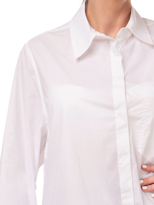 Women's Long Sleeve Shirt White