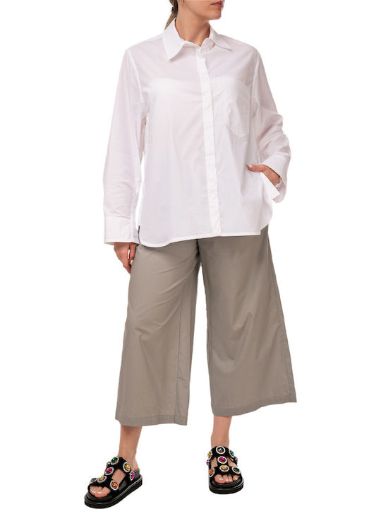 Women's Long Sleeve Shirt White