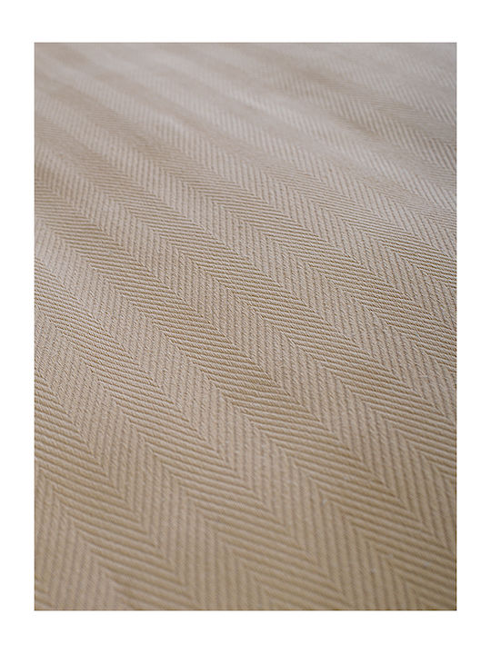 Vesta Home Piqué Decke Einzeln 170x250cm Grau