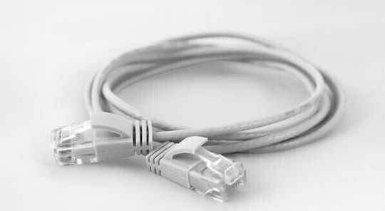 Wantec U/UTP Cat.6a (Gigabit) Καλώδιο Δικτύου Ethernet 0.2m Λευκό