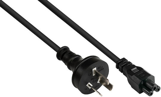 Alcasa IEC C5 - IEC C5 Кабел 1.8м Черен