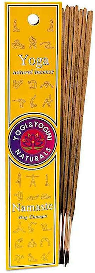 Yogi & Yogini Bețișoare Parfumate Namaste cu Aromă Nag Champa 10buc