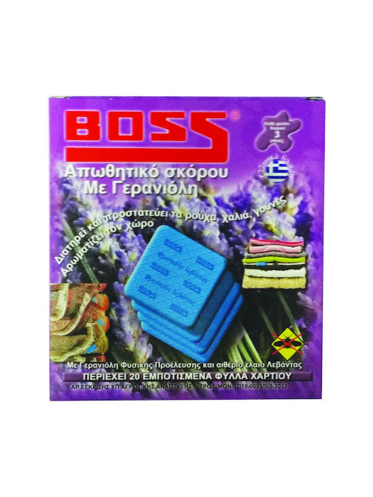 Boss Αρωματικό Ντουλάπας με Άρωμα Λεβάντα 20τμχ