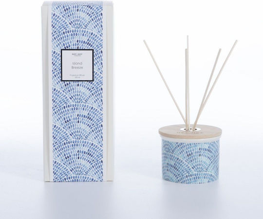 Αρωματικο Χωρου Me Στικς Island Breeze 200ml Μπλέ Nef-nef Homeware