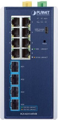 Planet Technology IGS-4215-8T4X Verwaltet L2 Switch mit 8 Ports Gigabit (1Gbps) Ethernet