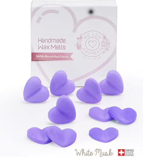 We Luv Aromas Αρωματικό Wax Melt με Άρωμα White Musk 700-0001 2τμχ