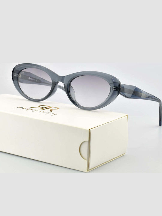 Red Raven Eclipse Women's Sunglasses with Light Blue Plastic Frame and Light Blue Lens rd-000027-LIGHTBLUE-52776462811470
