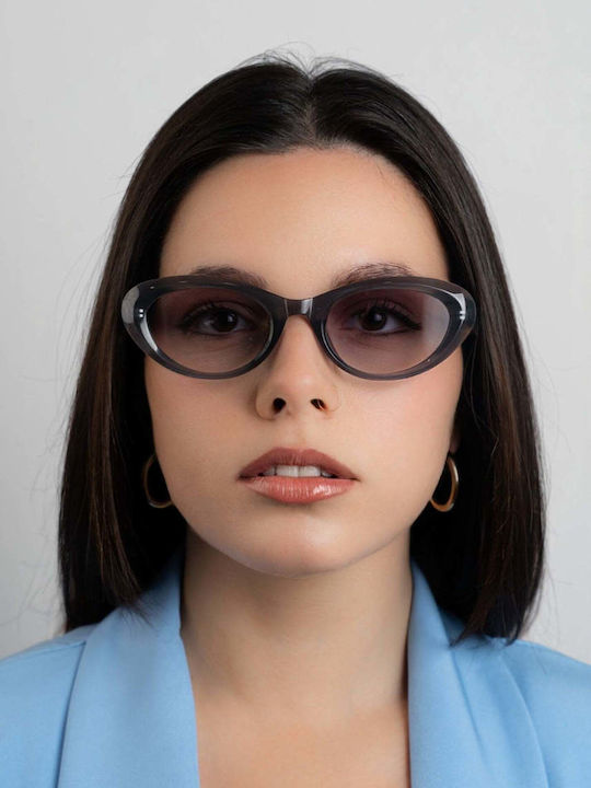 Red Raven Eclipse Women's Sunglasses with Light Blue Plastic Frame and Light Blue Lens rd-000027-LIGHTBLUE-52776462811470