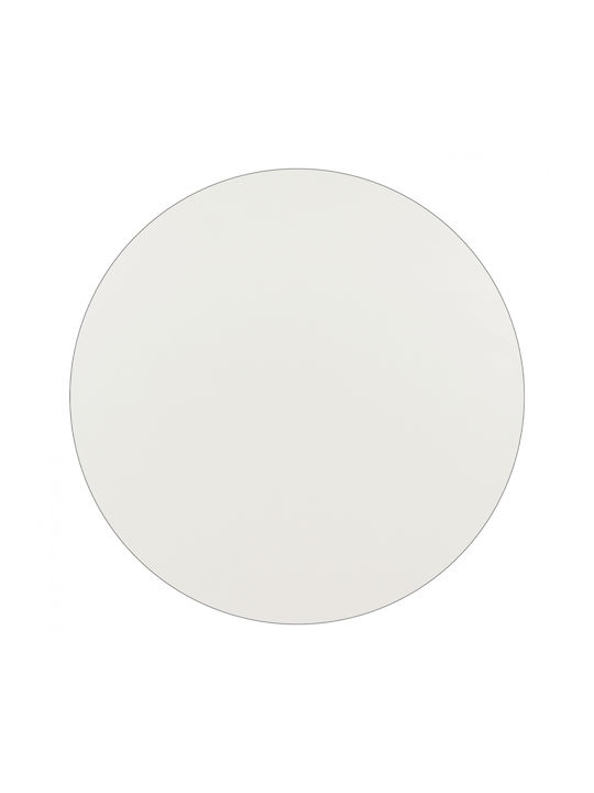 Freebox Round Table Surface made of MDF in White Color 69x69cm FB95842.02 1pcs