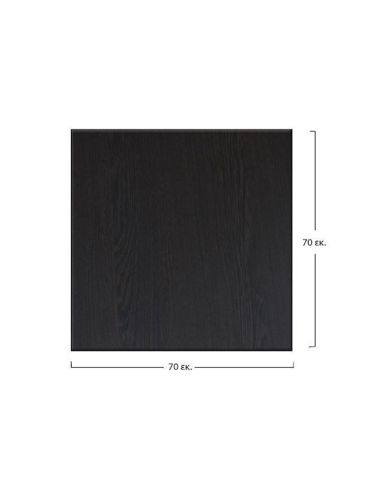HomeMarkt 272 Square Table Surface Werzalit 70x70x3.5cm HM5230.03 1pcs