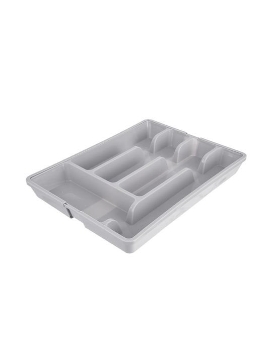 Orion Plastic Drawer Cutlery Tray 36.5x27.5x4.5cm Grey