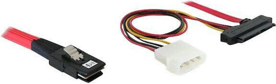 DeLock Mini SAS to SAS Cable 50cm Red (83059)