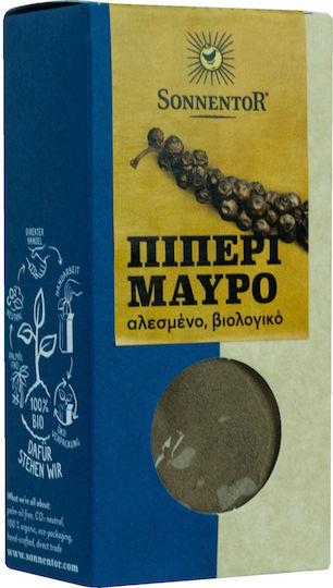 Sonnentor Πιπέρι Βιολογικό Μαύρο Αλεσμένο 50gr
