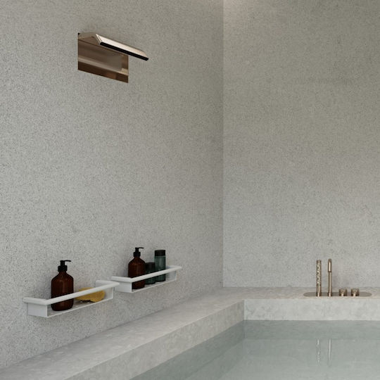 Verdi Lamda Schiene Badezimmer Einzel Wandmontage Schrauben White Matt