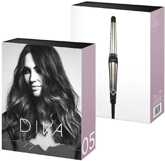 Conic Curling Iron pentru bucle 25mm 41W DIVA05