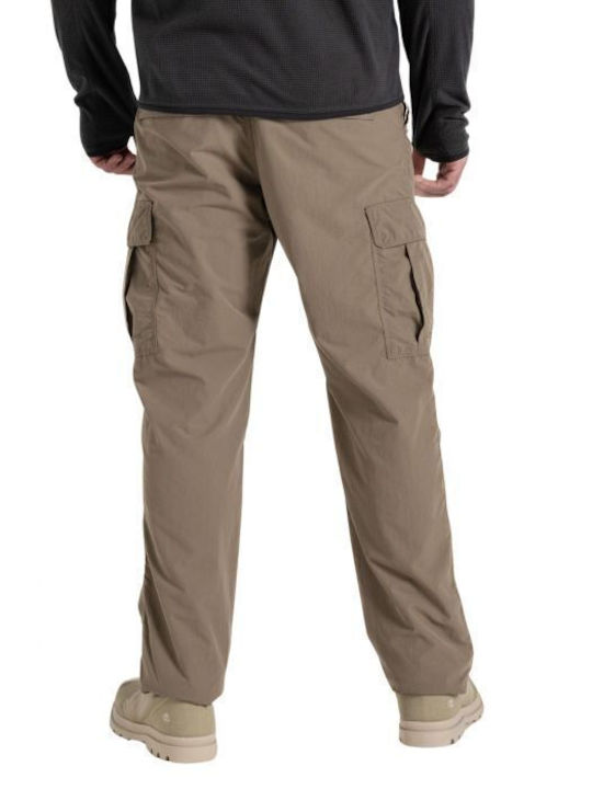Craghoppers Nosilife Cargo Iii Pebble Pantaloni În Culoare Maro