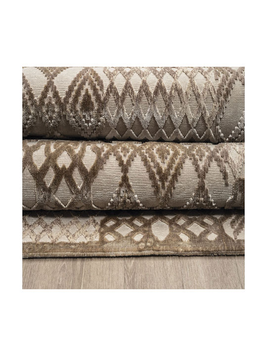 Newplan Venice 8881b Σετ Μοντέρνα Χαλιά Κρεβατοκάμαρας Brown-Beige 5-08-VNC-8881B-SET067(2x150,1x210) 3τμχ