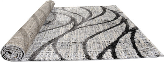 Tzikas Carpets Modern Bedroom Rugs Set Black-silver 381-0-335-69626-996 3pcs