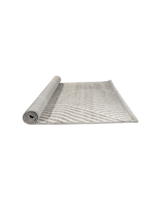 Tzikas Carpets Sabrina 52000-113 Modern Bedroom Rugs Set White-Grey 365-0-348-52000-113 3pcs