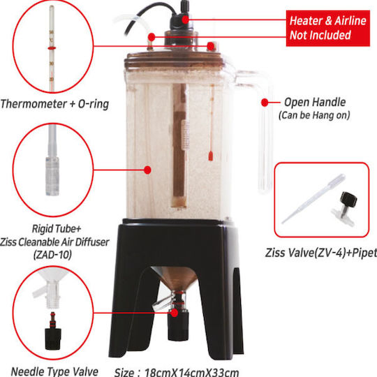 Ziss Aqua Artemia Blender 2L 15x17x27.3cm