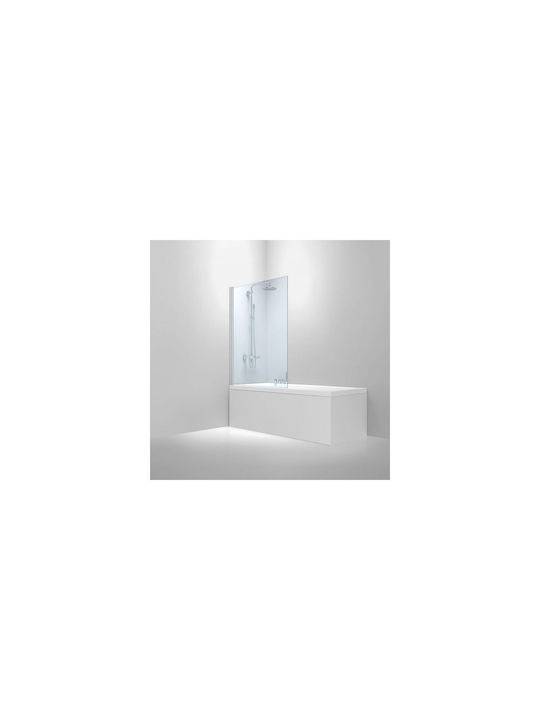 Sparke Shower Screen Bathtub with Sliding Door 70x140cm Clean Glass