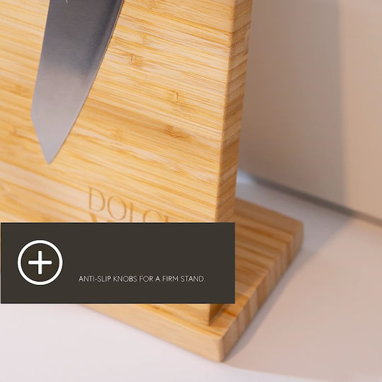 Dolce Mare Magnetic Cuțite Stand Bambus Dolce Mare Magnetic Cuțite Stand Bambus