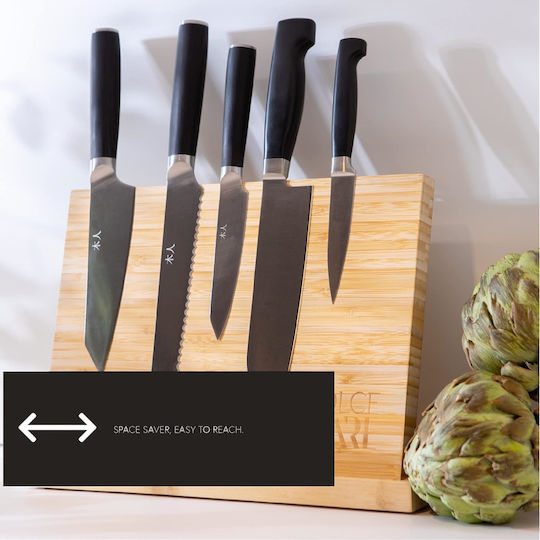 Dolce Mare Magnetic Cuțite Stand Bambus