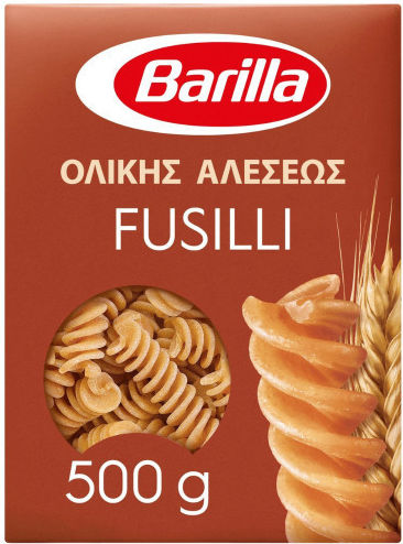 Barilla Βίδες Fusilli Ολικής Άλεσης 500gr