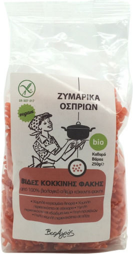 Vio Agros Red Lentil Fusilli Red Lentil Vegan Organic Gluten-Free 250gr